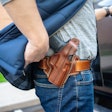 A quality off-duty carry holster should enable an easy draw but also provide retention.