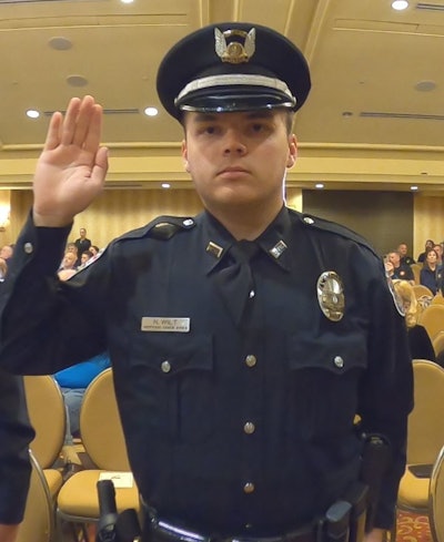 Louisville Metro Police Officer Nickolas Wilt was sworn in just days before he was shot and grievously wounded responding to an active shooter attack.