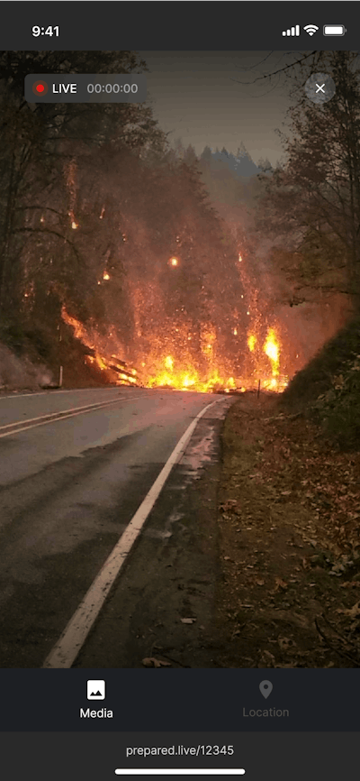 Prepared OnScene gives emergency call center personnel the ability to share video with first responders.