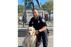 Officer Peter Sutera volunteered for the additional training he needed to implement a comfort dog program.