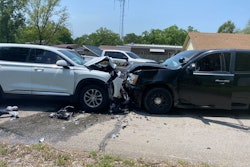 Captain John Weber of the Sallisaw (OK) Police Department used his patrol vehicle to crash into the suspect's vehicle in order to protect the festival crowd.