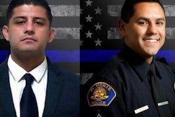 El Monte, CA, police officers Joseph Santana, left, and Michael Paredes were killed in June 2022 by a man who was previously released on a third strike charge.