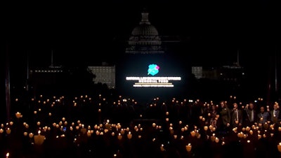 The 35th annual Candlelight Vigil was held Saturday night on the National Mall.