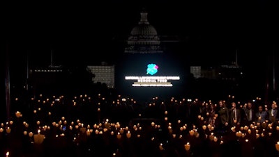 The 35th annual Candlelight Vigil was held Saturday night on the National Mall.