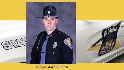 Trooper Aaron N. Smith, 33, died after being struck by a stolen vehicle while he was deploying spikes.
