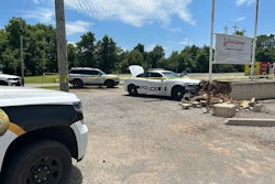 A detainee tried to drive away in an Oklahoma officer's patrol vehicle and ran over an officer before crashing.