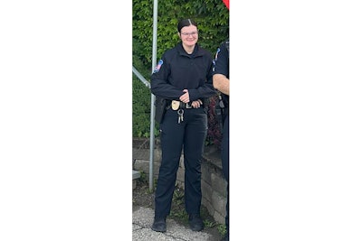 Officer Jessica Ebbighausen, 19, was killed Friday afternoon when a pursued suspect crashed a truck into her patrol vehicle.