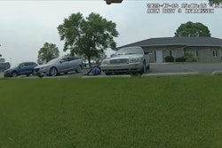 Video from Fargo Police Officer Zachary Robinson's body camera shows the gunman who just killed Officer Jake Wallin and critically wounded two other officers down but still holding his weapon as Robinson shot at him, advanced, issued multiple orders to the man to surrender, flanked him, and ended the threat.