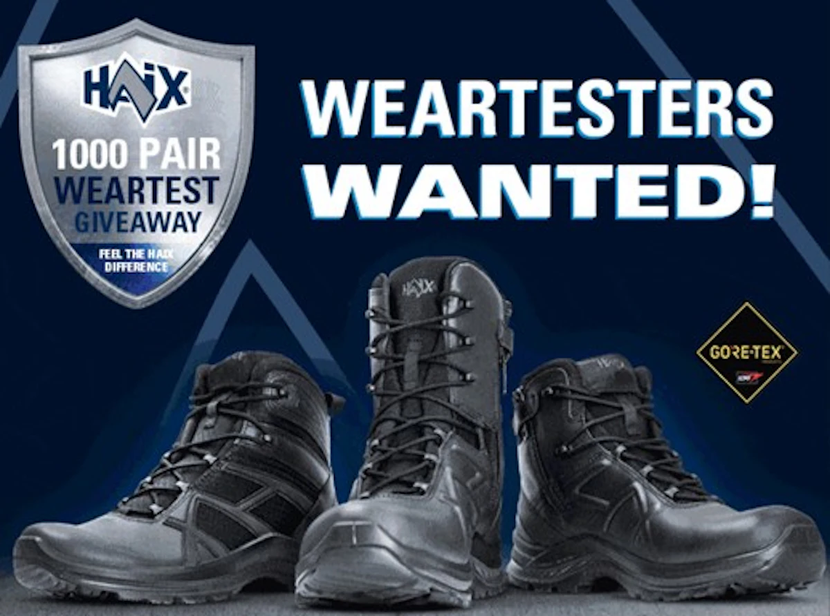Haix Wants to Give 1,000 Officers Free Boots for Wear Test - Vimarsana News