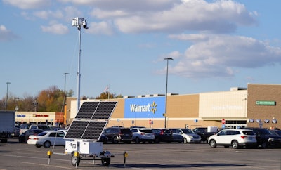 LiveView Technologies unit positioned outside of a Walmart in Paducah, KY.
