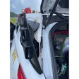 Walton County Sheriff's Office vehicle struck by lightning Sunday. The deputy was transported to the hospital and is expected to be OK.
