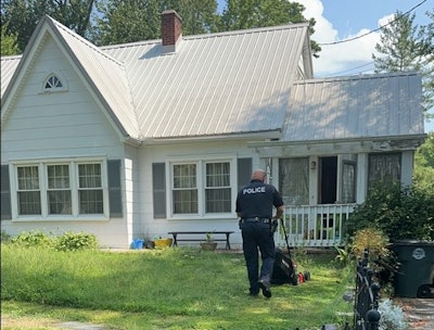 Lt. Steven Kelly of the Wadesboro (NC) Police Department recently mowed the lawn of an elderly citizen.