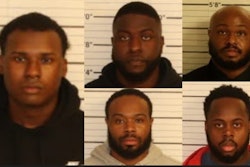 Left: Justin Smith, top center: Emmitt Martin III, top right: Desmond Mills Jr., center left: Demetrius Haley, right bottom: Tadarrius Bean