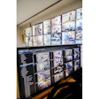 Real time crime center displays running Milestone Systems’ XProtect Expert VMS.