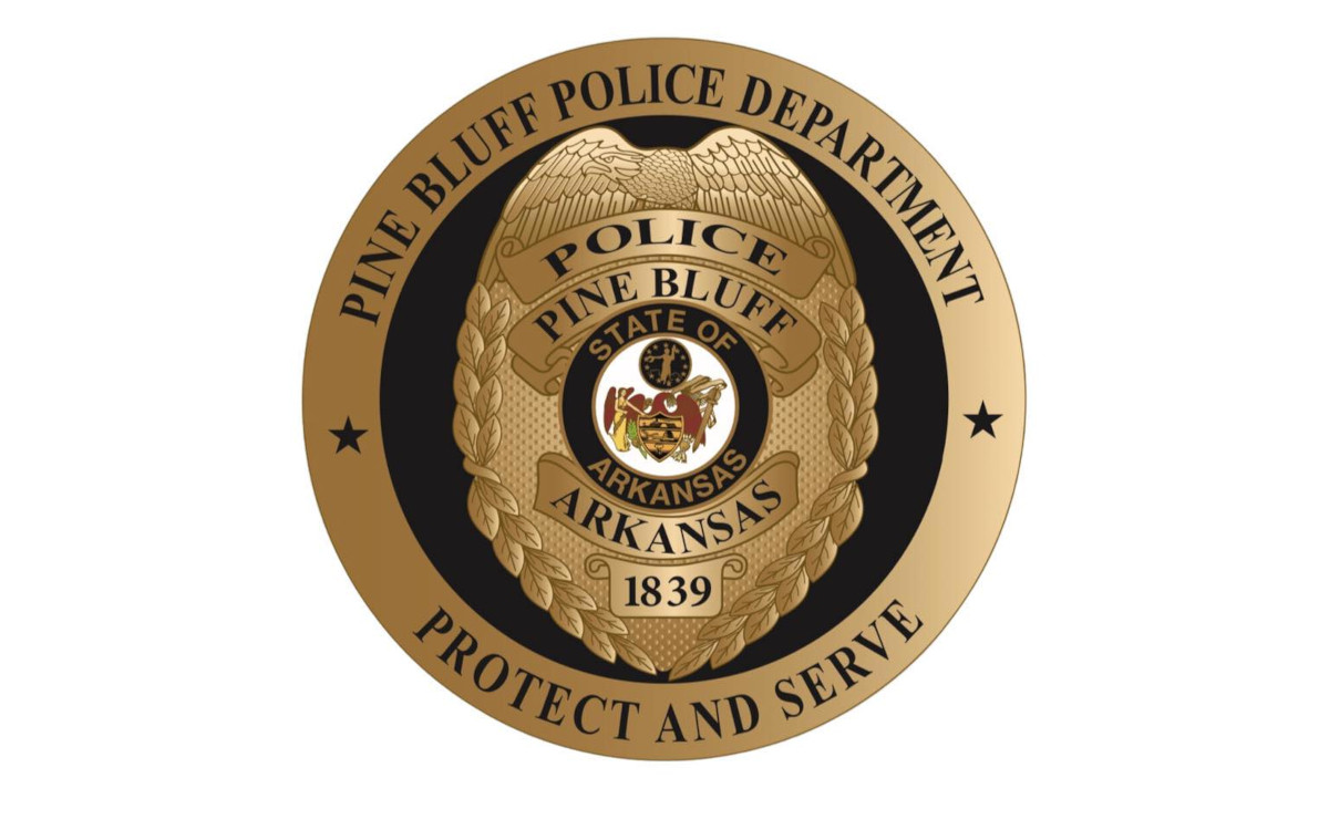 A Pine Bluff, AR, officer was injured when the officer's patrol vehicle was struck by gunfire.