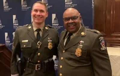 Sgt. Patrick Kepp received for the second time the Washington Regional Alcohol Program’s 24th Annual Law Enforcement Award of Excellence for Impaired Driving Prevention in December 2021.