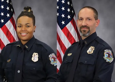 La Vergne, Tennessee, police officers Ashely Boleyjack and Gregory Kern were shot and wounded Saturday. The suspect is the estranged son of Nashville's police chief.