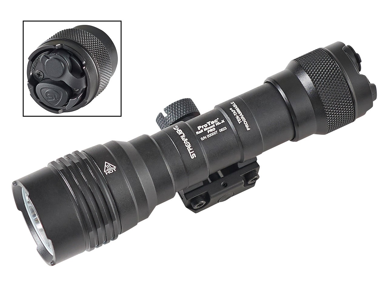The ProTac Rail Mount HL-X Pro delivers 1,000 lumens, 50,000 candela and has a 447-meter beam distance on high.