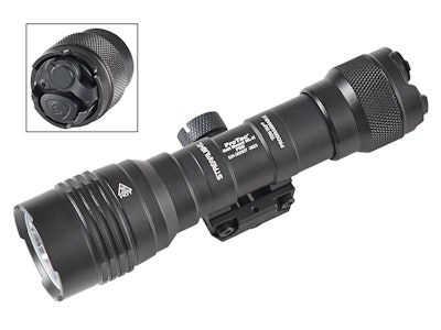 The ProTac Rail Mount HL-X Pro delivers 1,000 lumens, 50,000 candela and has a 447-meter beam distance on high.