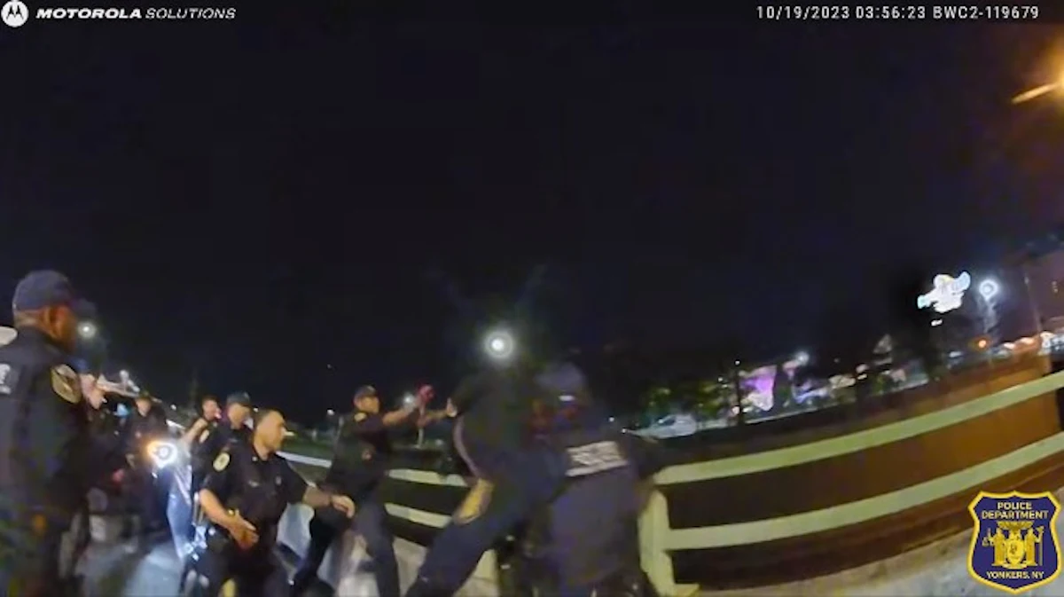 New York Officers Catch Man Who Jumped from Bridge - Vimarsana News