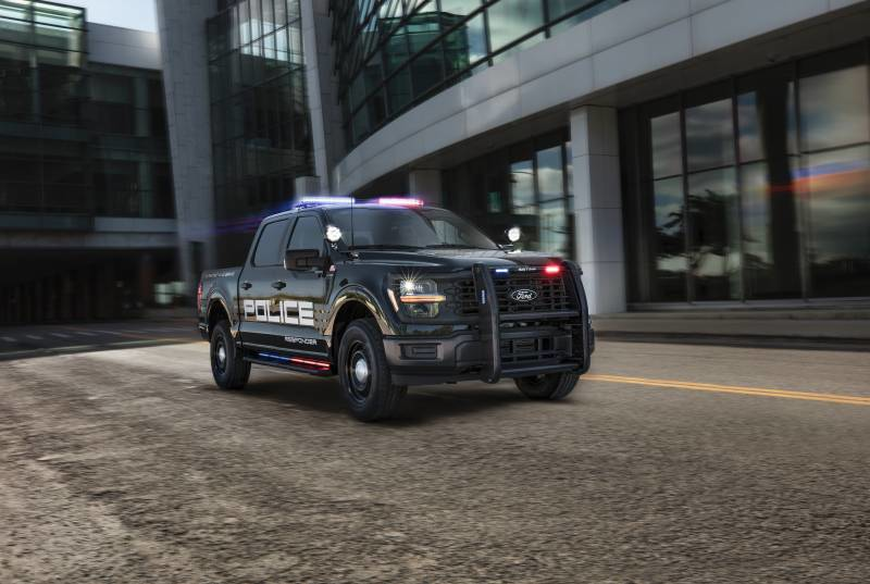 Ford has added more standard features to the F-150 Police Responder, including a perimeter alert system that monitors the exterior of the vehicle for motion and potential threats to officers.