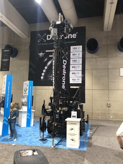 Dedrone's airspace security and drone management tools include hardware and software.