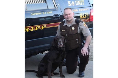 Mercer County (North Dakota) Sheriff's Deputy Paul Martin previously served as a K-9 handler. He was killed Wednesday in a pursuit crash while trying to deploy spikes.