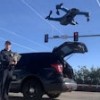 Chula Vista, California, police officer operating drone.