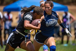 Flag football is one of the events at the U.S. Police and Fire Championships.