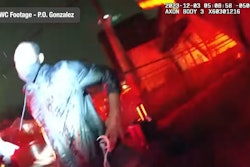Body camera video shows the suspect stab Officer Edmond Decio.