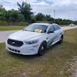 Facebook image of a Charlotte County, Florida, Sheriff's patrol vehicle with 'For Sale' sign.