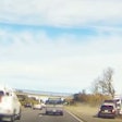 The California Highway Patrol says a driver intentionally rammed a stopped CHP patrol vehicle Wednesday afternoon and injured two officers.