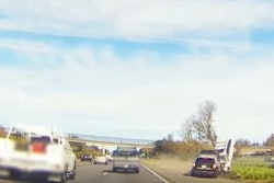 The California Highway Patrol says a driver intentionally rammed a stopped CHP patrol vehicle Wednesday afternoon and injured two officers.