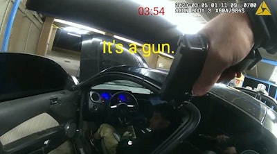 An El Paso Police patrol supervisor drew his weapon on a man holding a gun in his car. He tried to get the man to surrender before he opened fire.