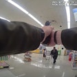 Los Angeles County Sheriff's deputies fatally shot a machete-wielding suspect inside a Lancaster, California, grocery store in February after the man raised his weapon and started to charge at them video released by LASD shows.