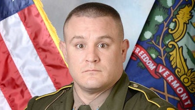 Vermont State Police Cpl. Cpl. Eric Vitali suffered a traumatic brain injury in a crash last week.