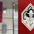 The Regulators are a Los Angeles County Sheriff's deputy subgroup--often called a 'gang'--whose logo allegedly depicts a skeleton in a cowboy hat, as seen here outside the Lynwood jail.