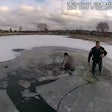 Sgt. Jeremy Depies and Officer Ashley Bergersen of the Minneapolis Police Department rescue a 4-year-old boy from an icy pond.