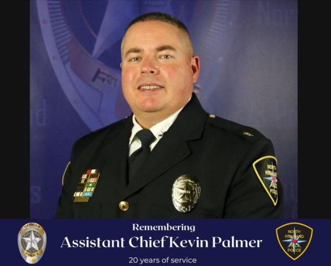 Assistant Chief Kevin Palmer of the North Richland Hills, Texas, Police Department died last week after collapsing on duty.