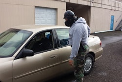 Wearing the proper protection is critical to officer and role player safety when using marking rounds in training scenarios.