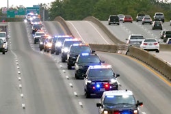 A video released by the Houston Police Department showed the 100 officers arriving to assist in the aftermath of Hurricane Beryl.