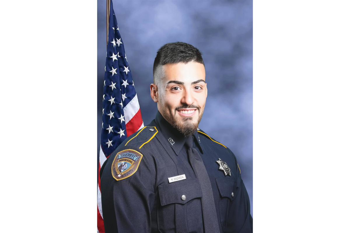 Harris County (Texas) Sheriff's Deputy was shot and killed Wednesday night while searching for a suspect who assaulted an employee at a Houston Little Caesars. Two men have been charged over the murder.