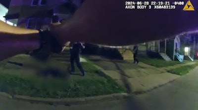 Police say that while the suspect was fleeing he produced what looked like a Glock pistol from “the front of his body”and pointed it at the officers. One of the Utica Police officers fired one shot and Mway was mortally wounded.