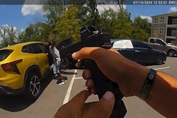 Metro Nashville Police Detective Carlos Diaz and murder suspect Miqueal Williams exchange fire in an apartment parking lot. The detective suffered a leg wound.