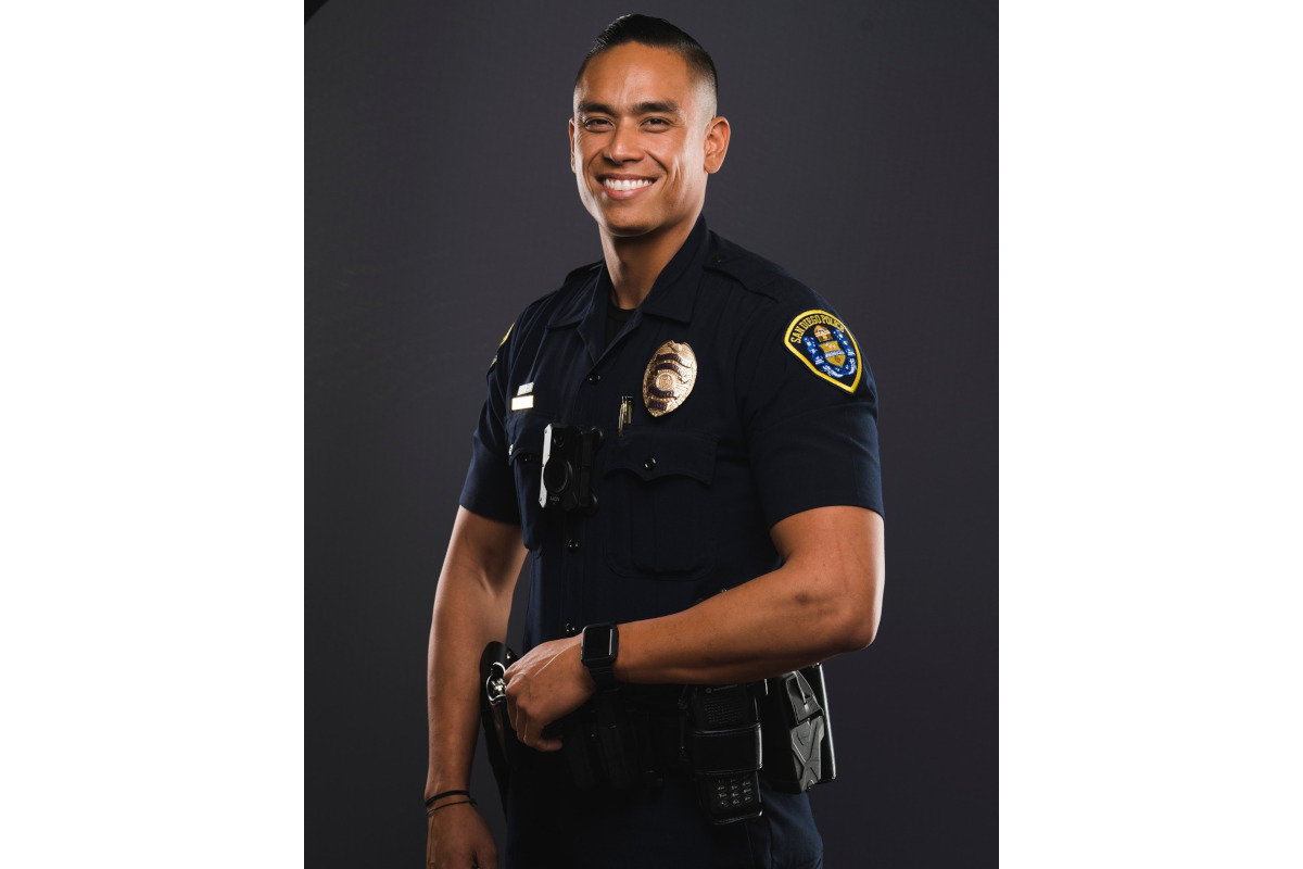 San Diego Police Officer Austin Machitar was killed Monday in a a pursuit crash.