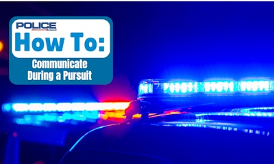 How can officers and supervisors better communicate during vehicle pursuits?