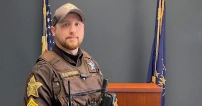 Corporal Brandon Schreiber of the Newton County (Indiana) Sheriff's Office was critically wounded Sunday in a gunfight at the end of a pursuit.