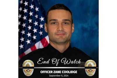 Phoenix Officer Zane Coolidge died Friday, days after he was shot while chasing after a vehicle theft suspect.