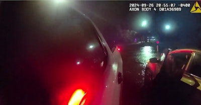 Hillsborough County (Florida) Sheriff's deputies used a pickup truck to rescue a teenager from her flooded car Thursday.