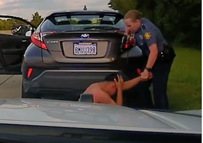 Arkansas State Police Trooper Alexandria Duncan arrested a suspect she shot and wounded earlier this year after he reportedly grabbed her Taser and assaulted her. The shooting has been ruled justified..